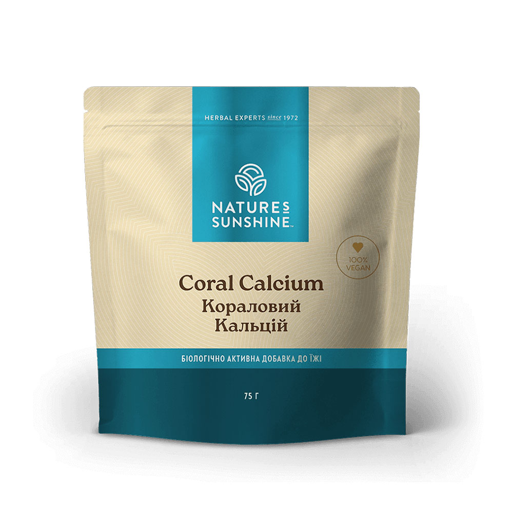 Коралловый Кальций ☘ натуральный биодоступный в порошке, Coral Calcium изображение